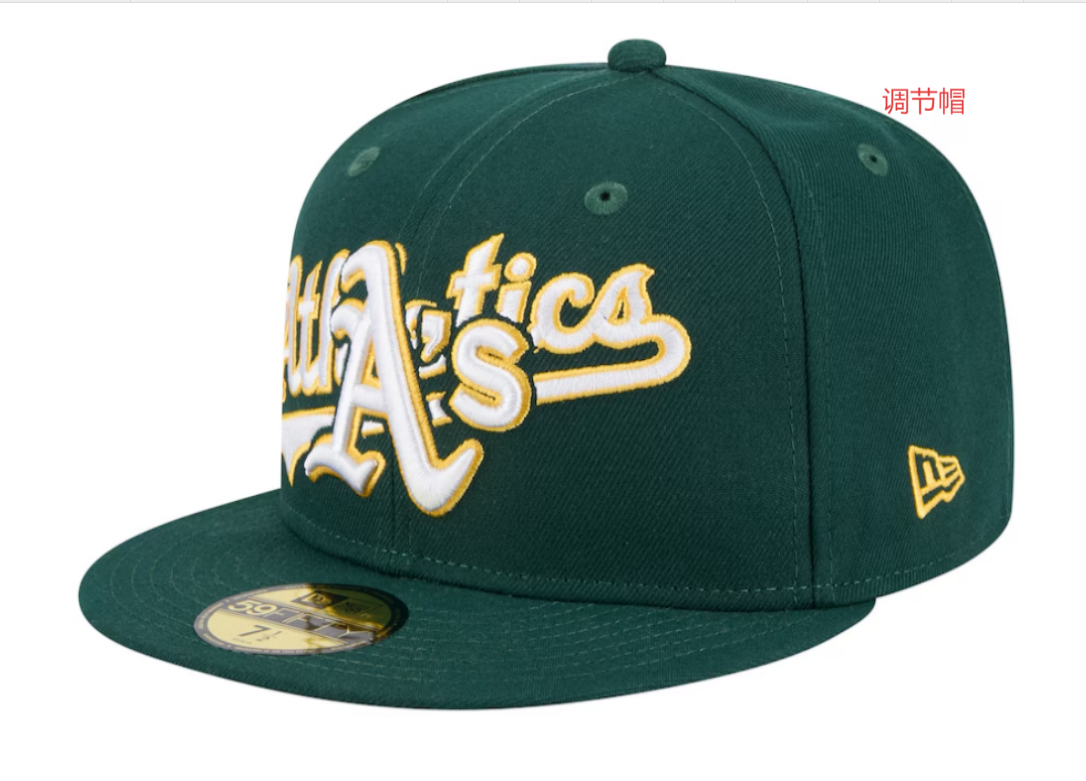 2025 MLB Oakland Athletics green hat YS